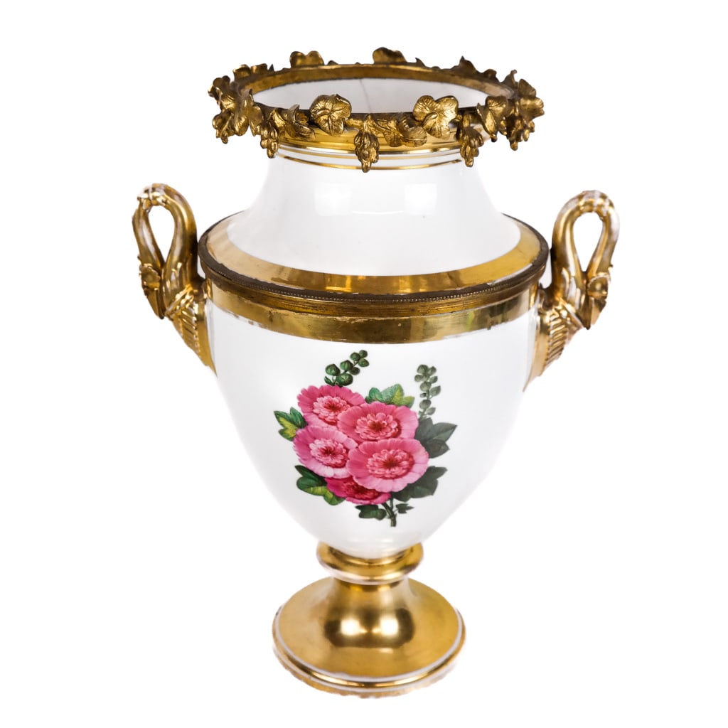 French Paris Porcelain Urn-Form Vase (1 of 8)
