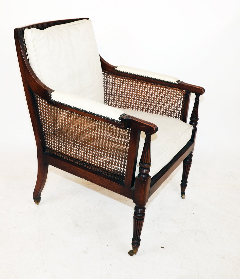 Antique Regency-Style Lolling Chair (1 of 4)