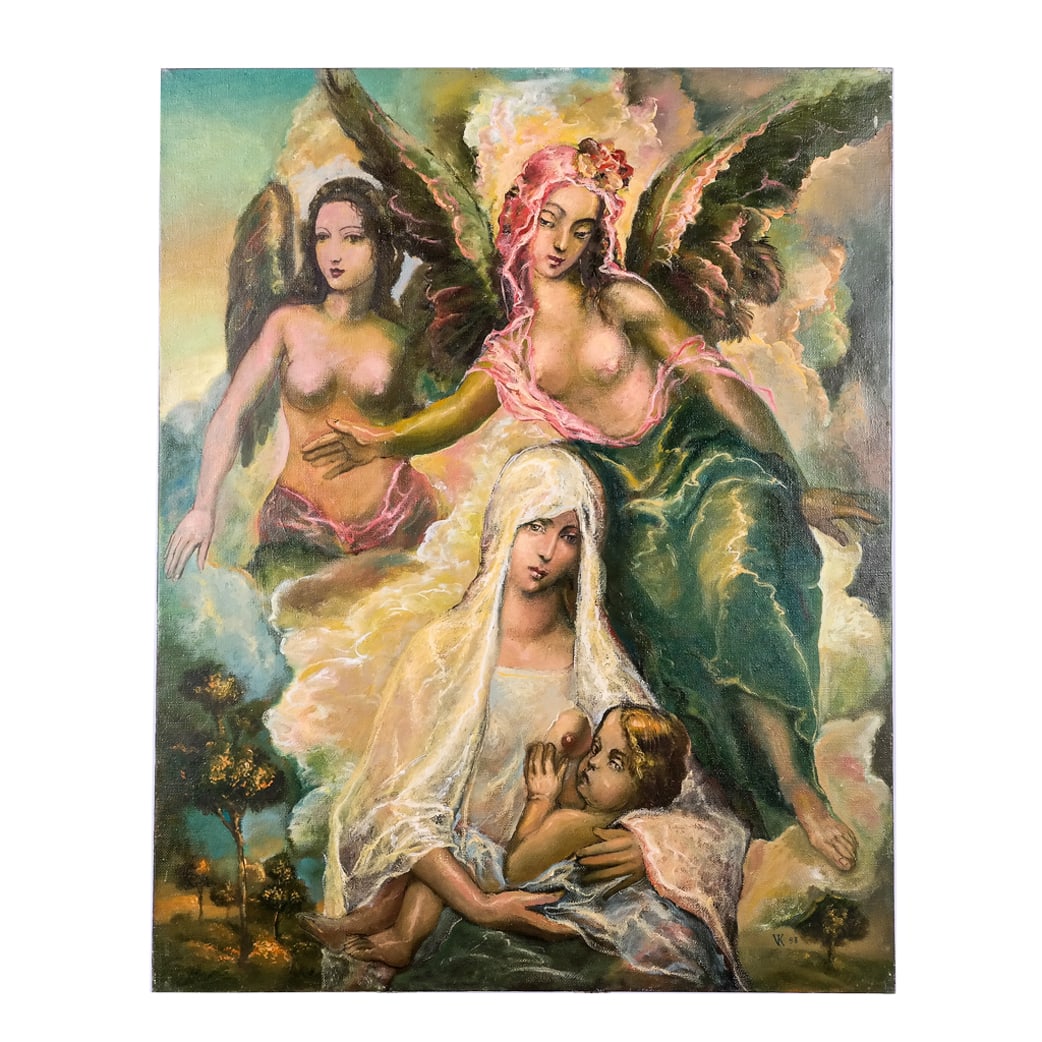 Kaitzag VANIKIAN: Allegorical Figures - O/C (1 of 10)