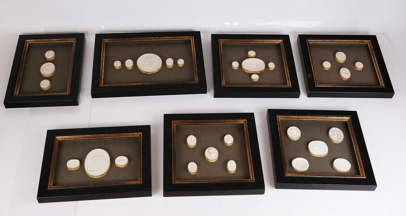Set of Antique Grand Tour Cameo Collections (7 Pcs.) (1 of 14)