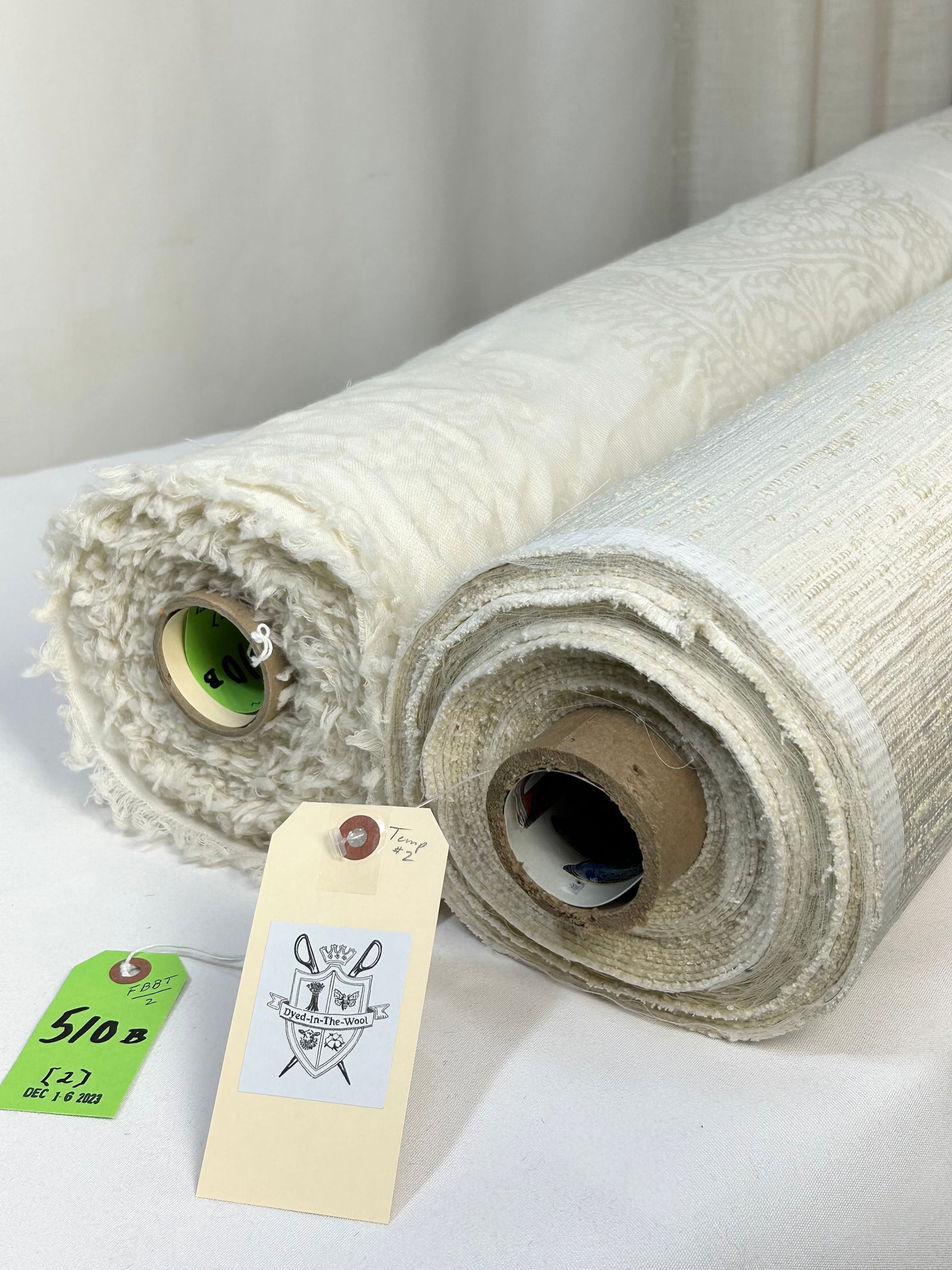 Romo Texture and Coraggio Paisley Sheer Fabric (1 of 7)