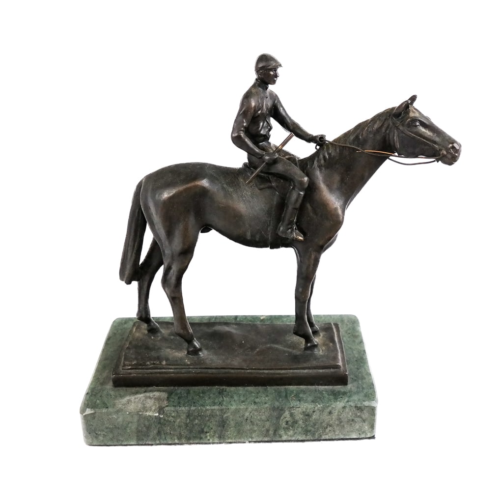 After I.J. BONHEUR: Equestrian Bronze Sculpture (1 of 9)