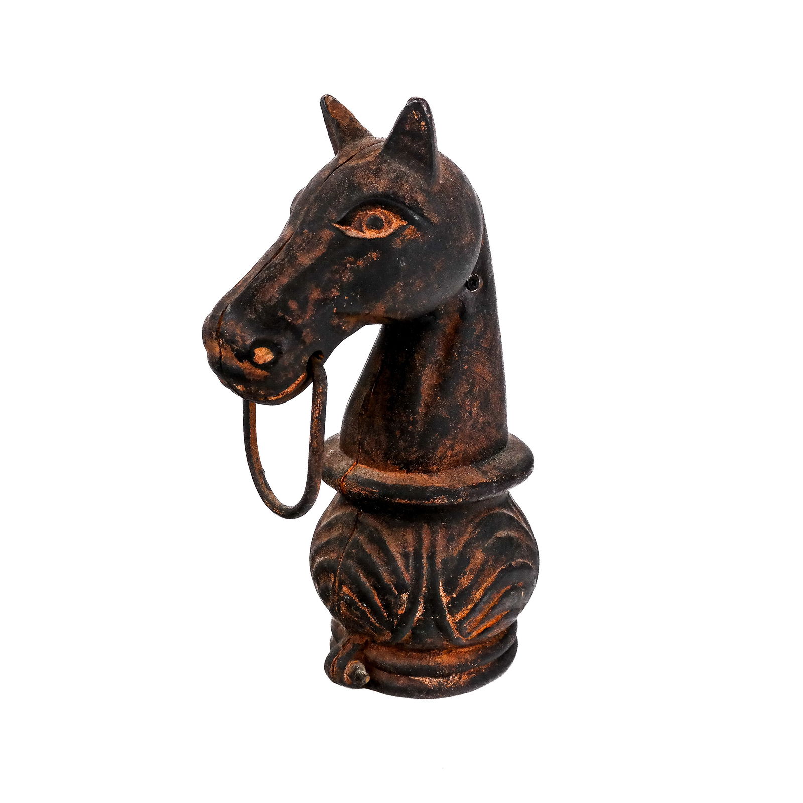 Antique American Iron Hitching Post Finial (1 of 7)