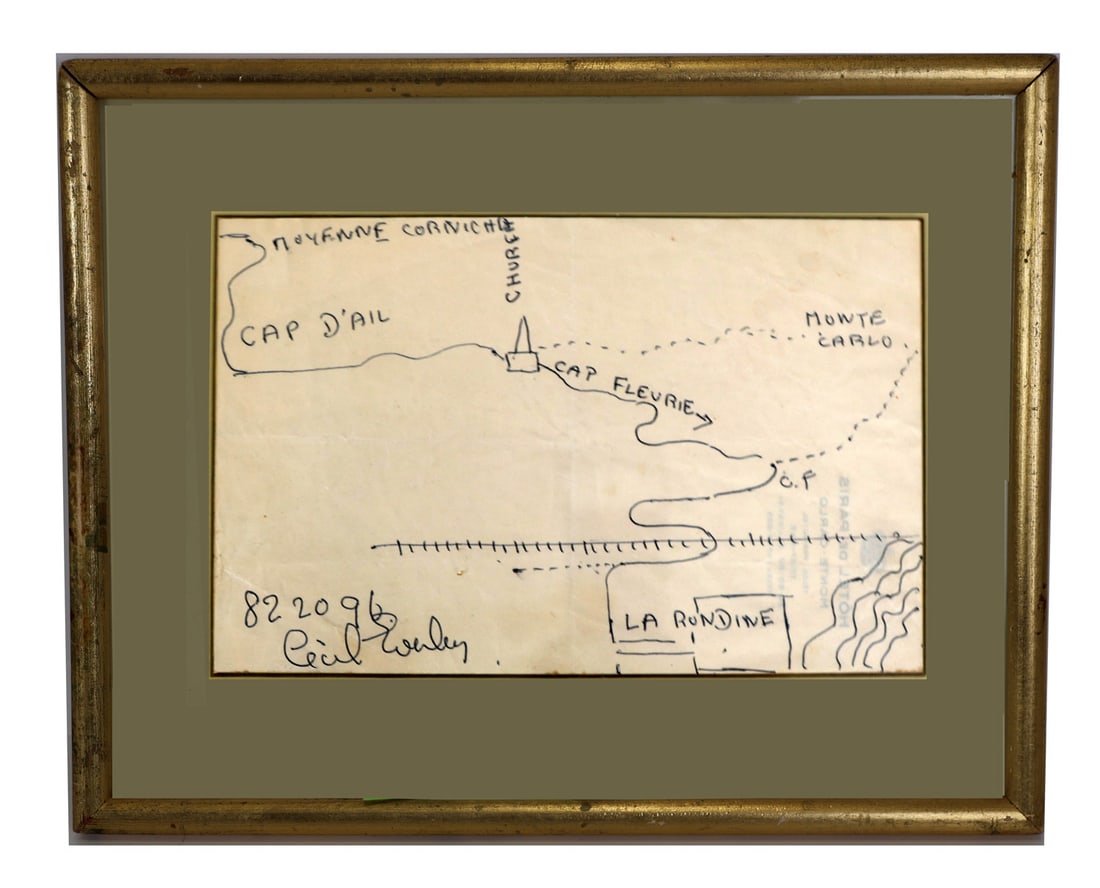 Cecil Everley (French/American,1910-1989) Ink Drawing (1 of 3)