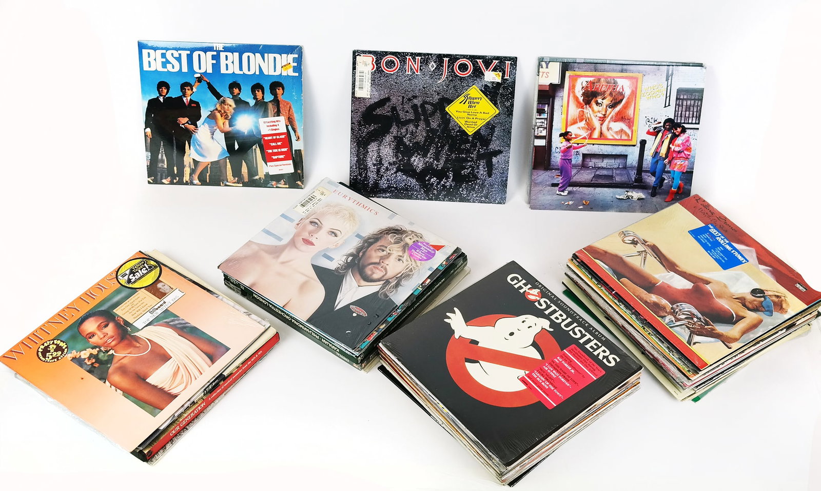 Assorted 1970s & 1980s LP Albums: Artists include Fleetwood Mac, Meatloaf, Lionel Ritchie and others.