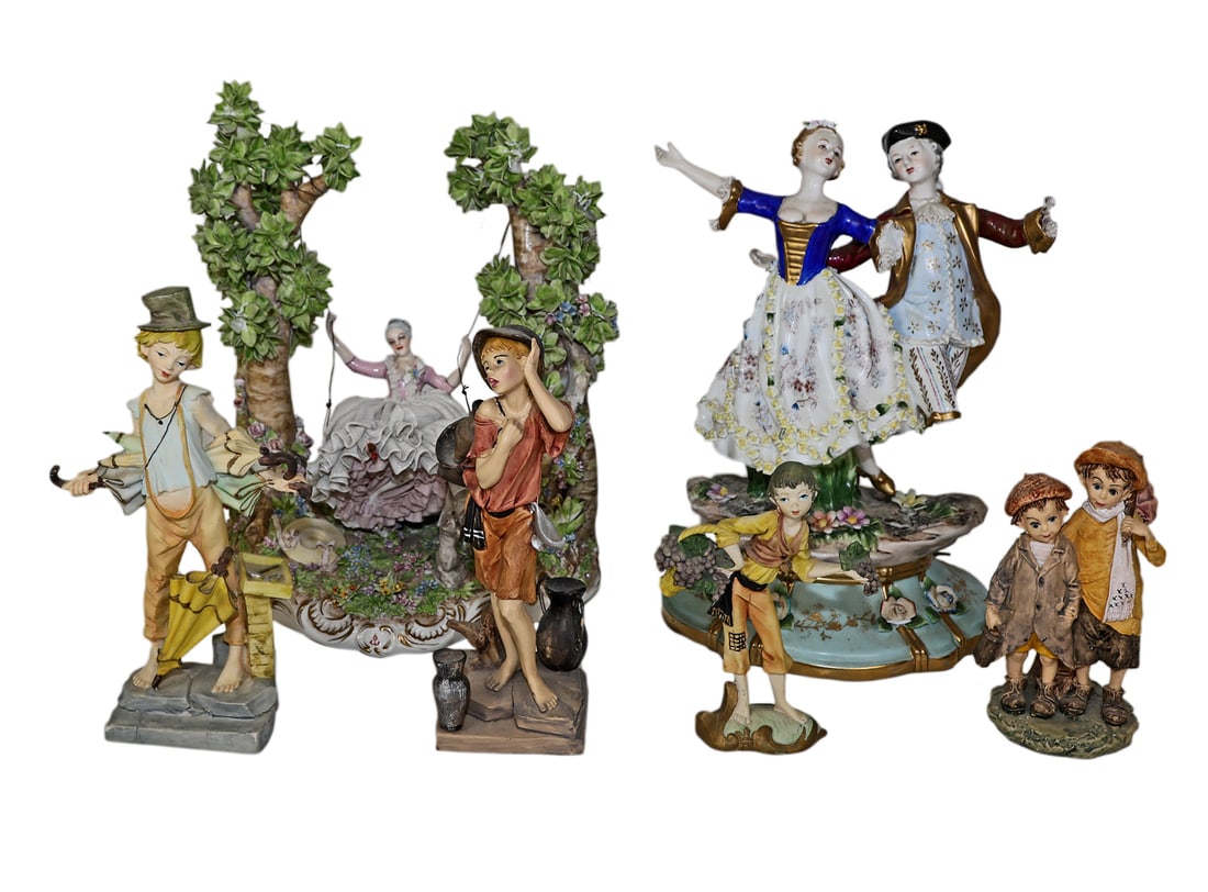 Six Assorted Figural Groups (1 of 10)