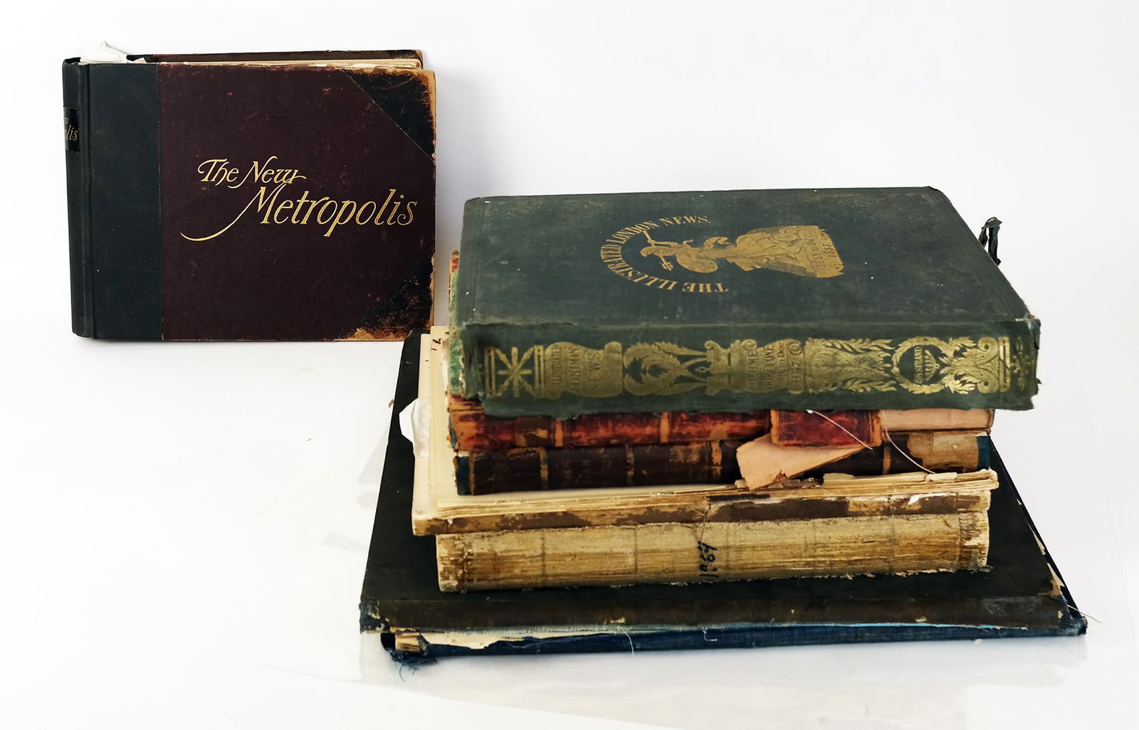 Group of Eight 19th C. Books (1 of 14)