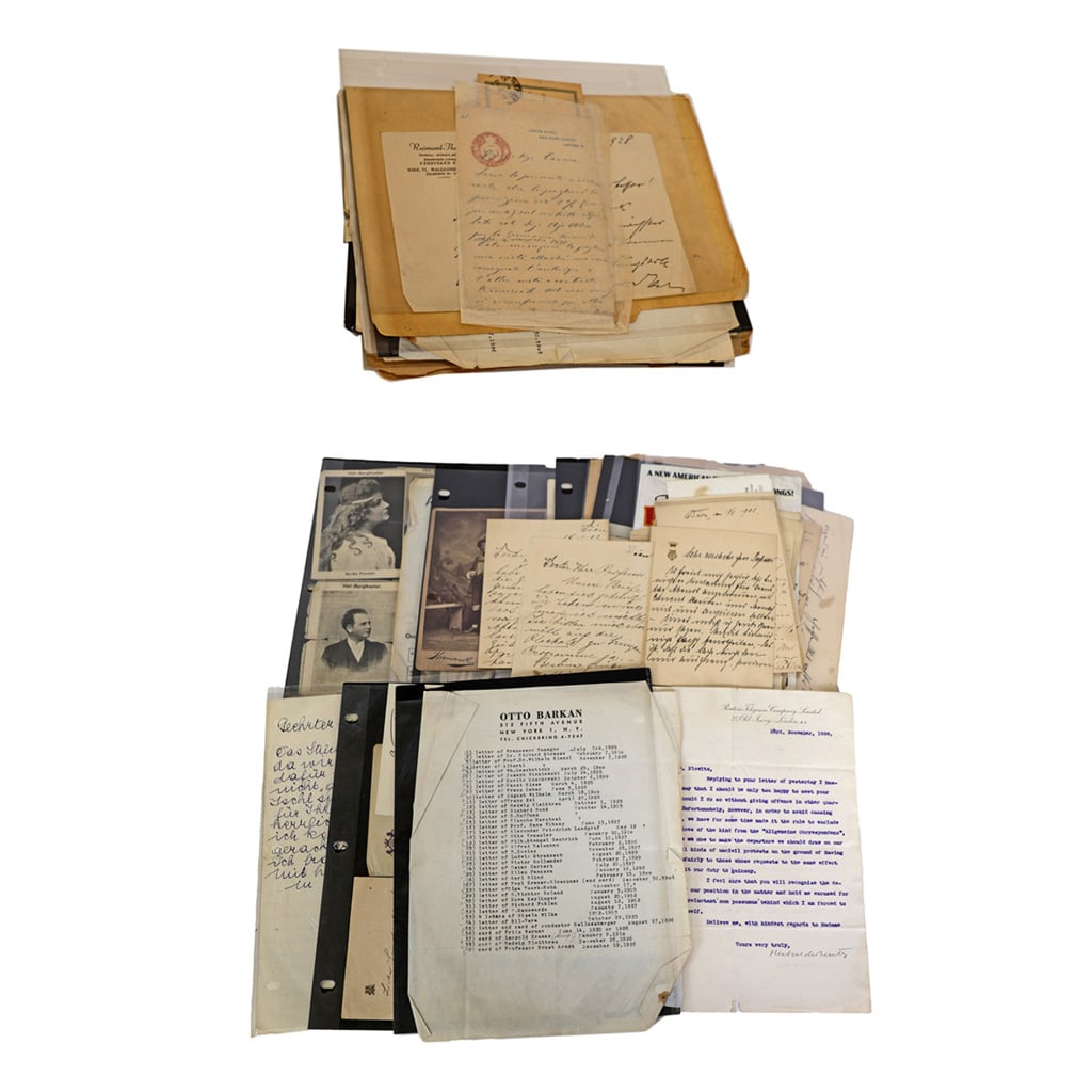 Group of various correspondence (1 of 6)