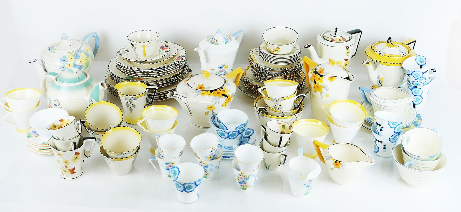 Assembled Group of English Tea & Dessert Services (1 of 14)