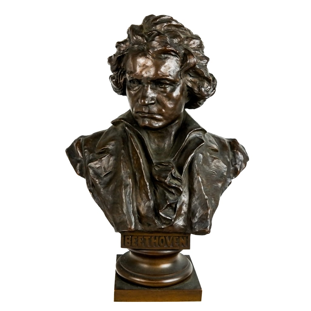 Bronze Bust of Composer Ludwig Van Beethoven (1 of 8)