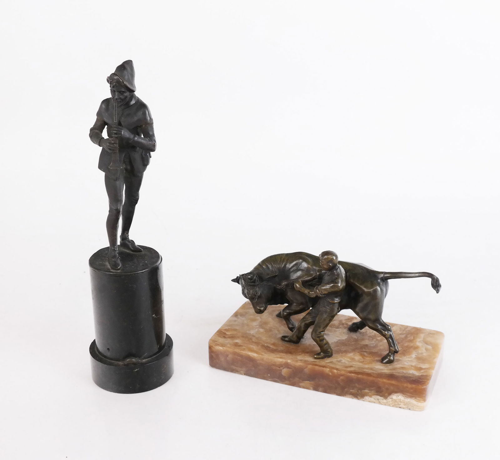 Two Bronze Figural Sculptures (1 of 10)