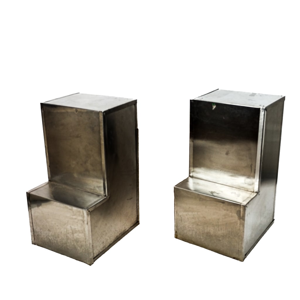 Pair Sheet Metal Veneer Painting Stands (1 of 6)