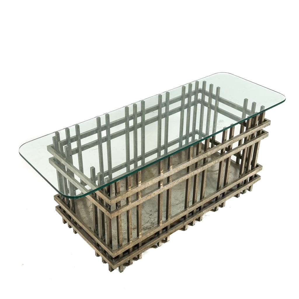 Modern Polished Steel Planter (1 of 7)