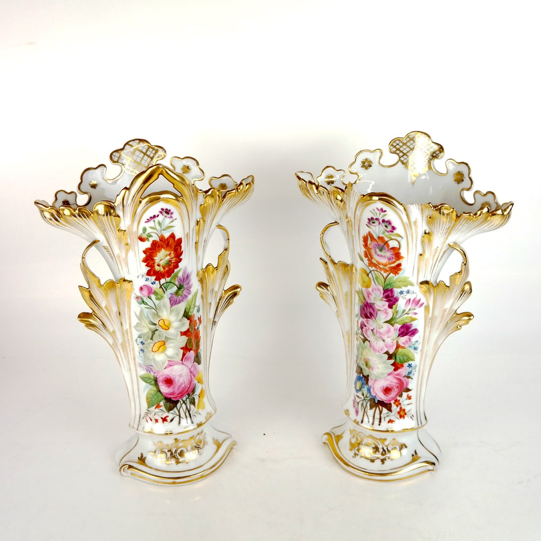 Pair of French Paris Porcelain Vases (1 of 6)