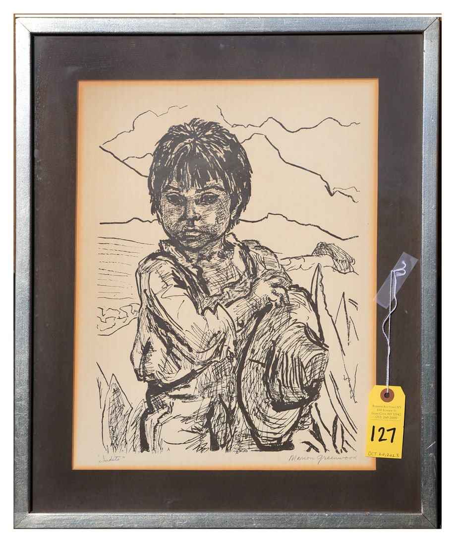 Marion GREENWOOD: "Indito" - Lithograph (1 of 4)