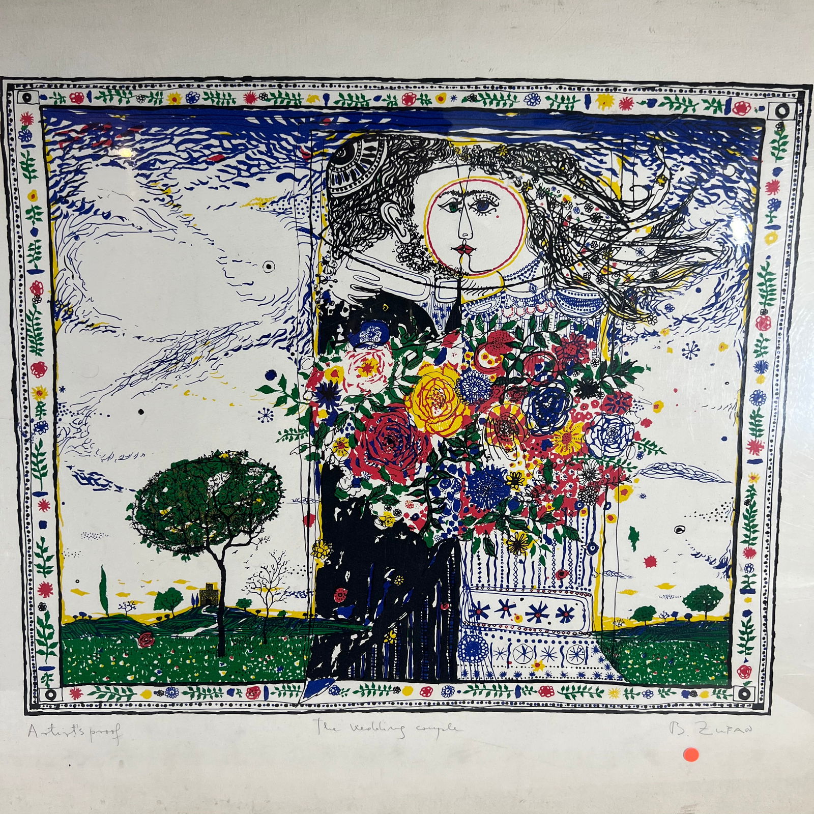 Bruno ZUPAN: "The Wedding Couple" - Serigraph (1 of 9)