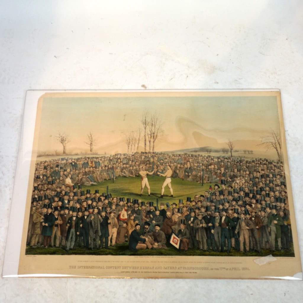 Vintage 19th C. Lithograph, "The International Con (1 of 11)
