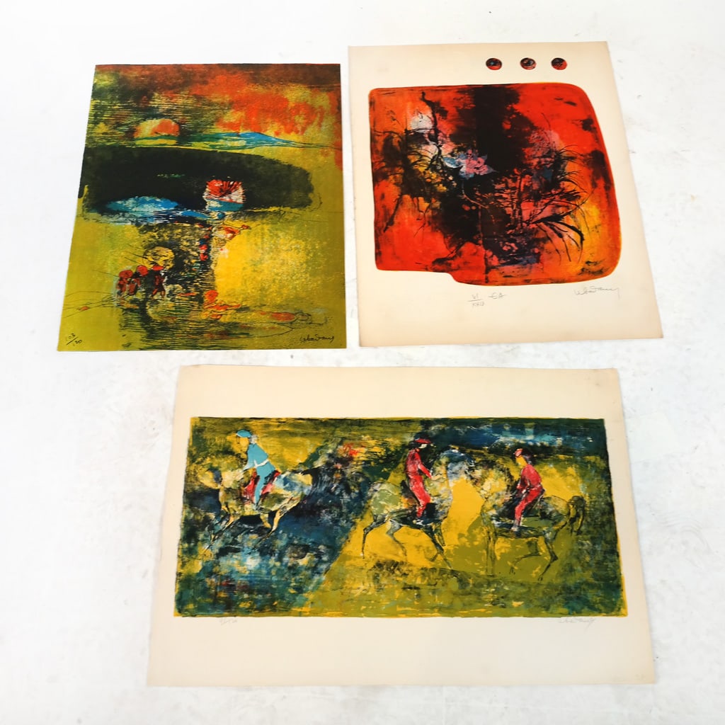 LEBADANG: Three Signed Lithographs (1 of 15)
