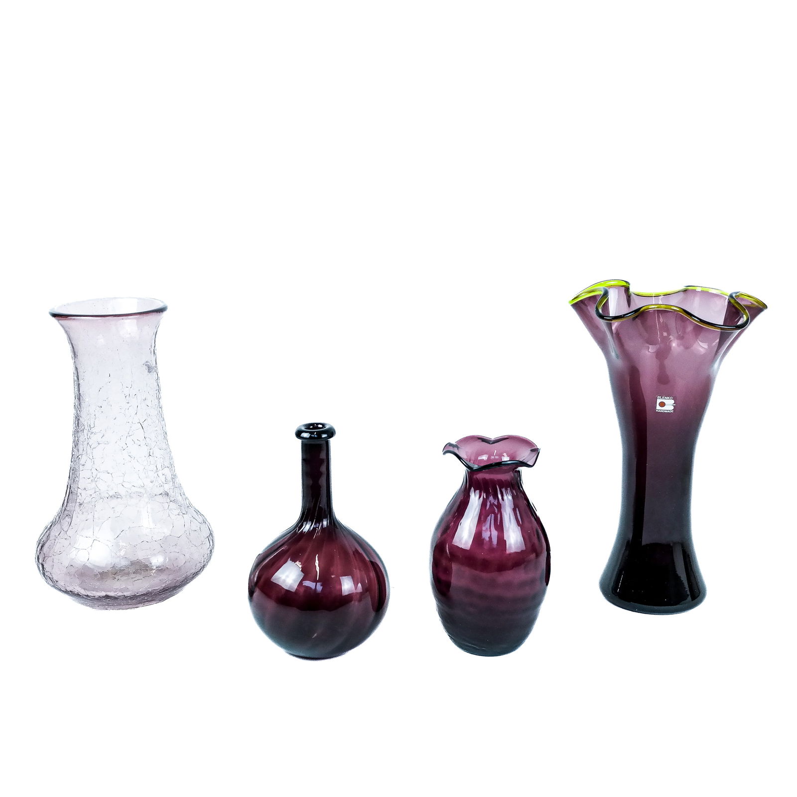 Blenko Vintage American Art Glass Vessels (4) (1 of 8)