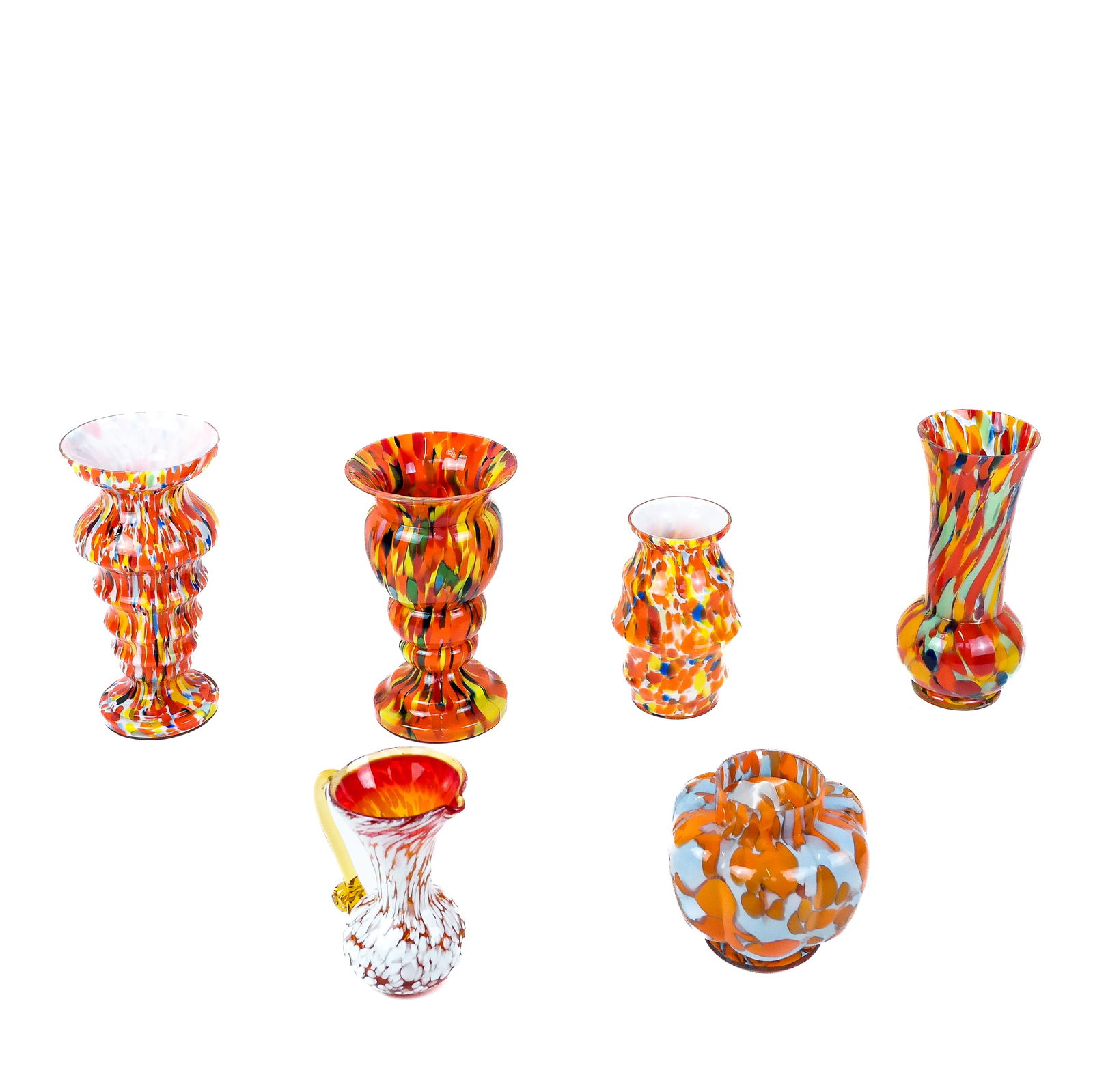 Vintage Art Glass Vessels (6) (1 of 11)