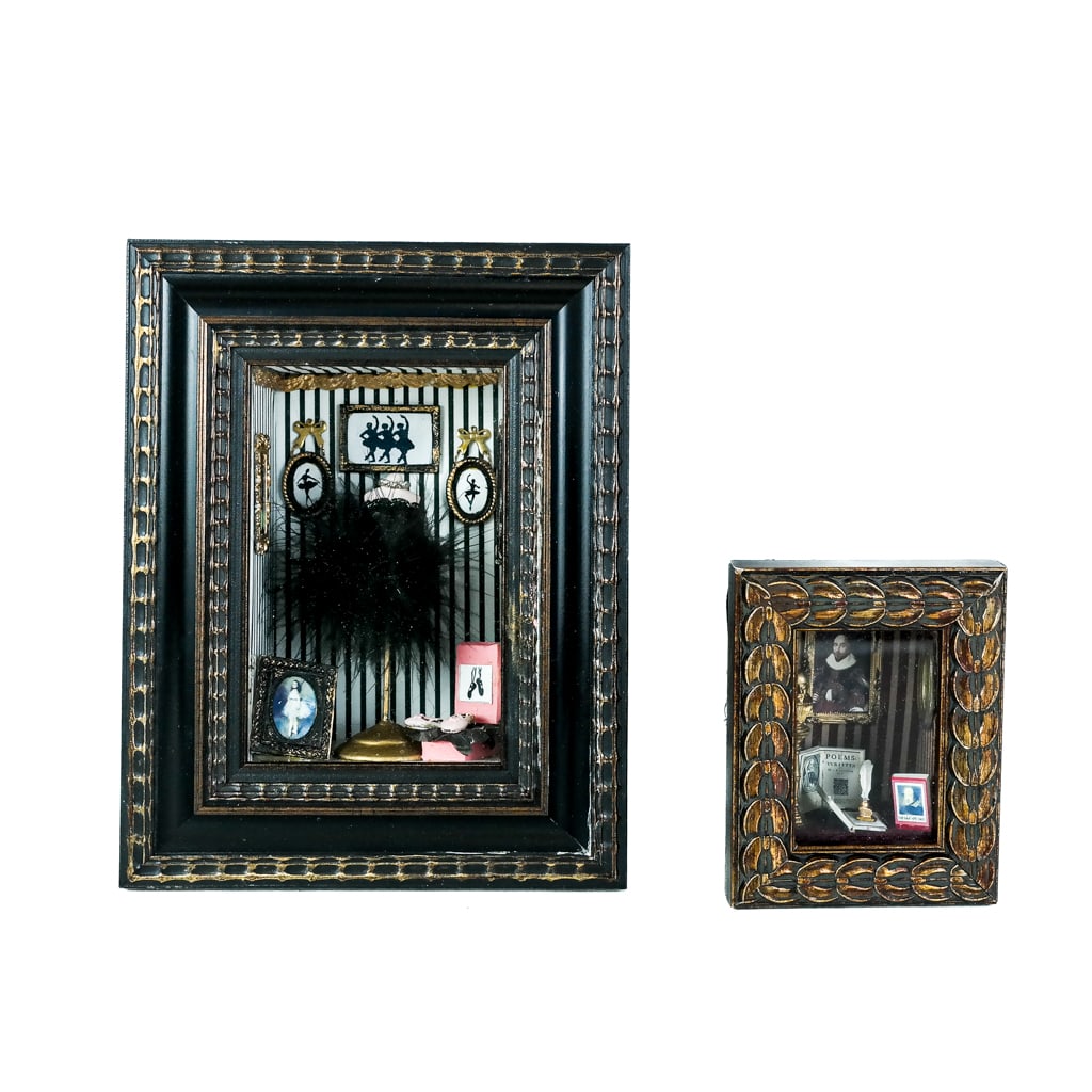 Bonnie SCHEWKES: Two Shadowbox Dioramas (1 of 10)