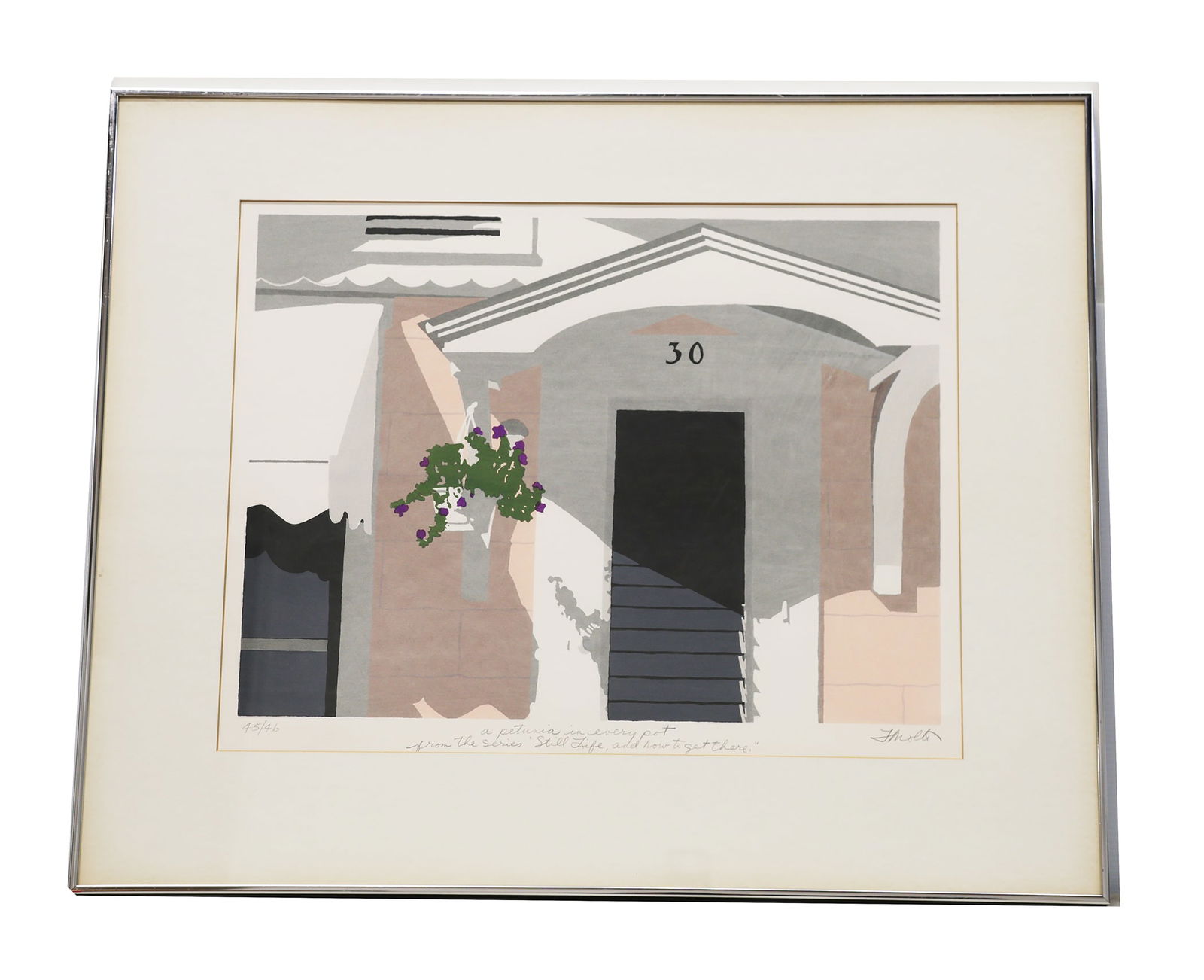 Linda MOLTO: "A Petunia..." - Serigraph (1 of 6)