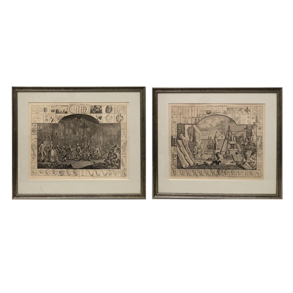 After HOGARTH: Analysis of Beauty - Two Prints (1 of 6)