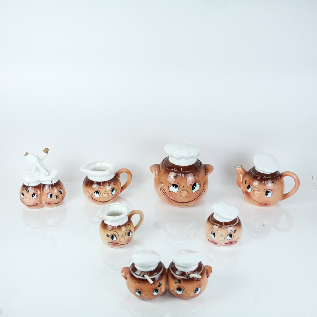 7-Pc. Japanese Porcelain Serving Set (1 of 10)