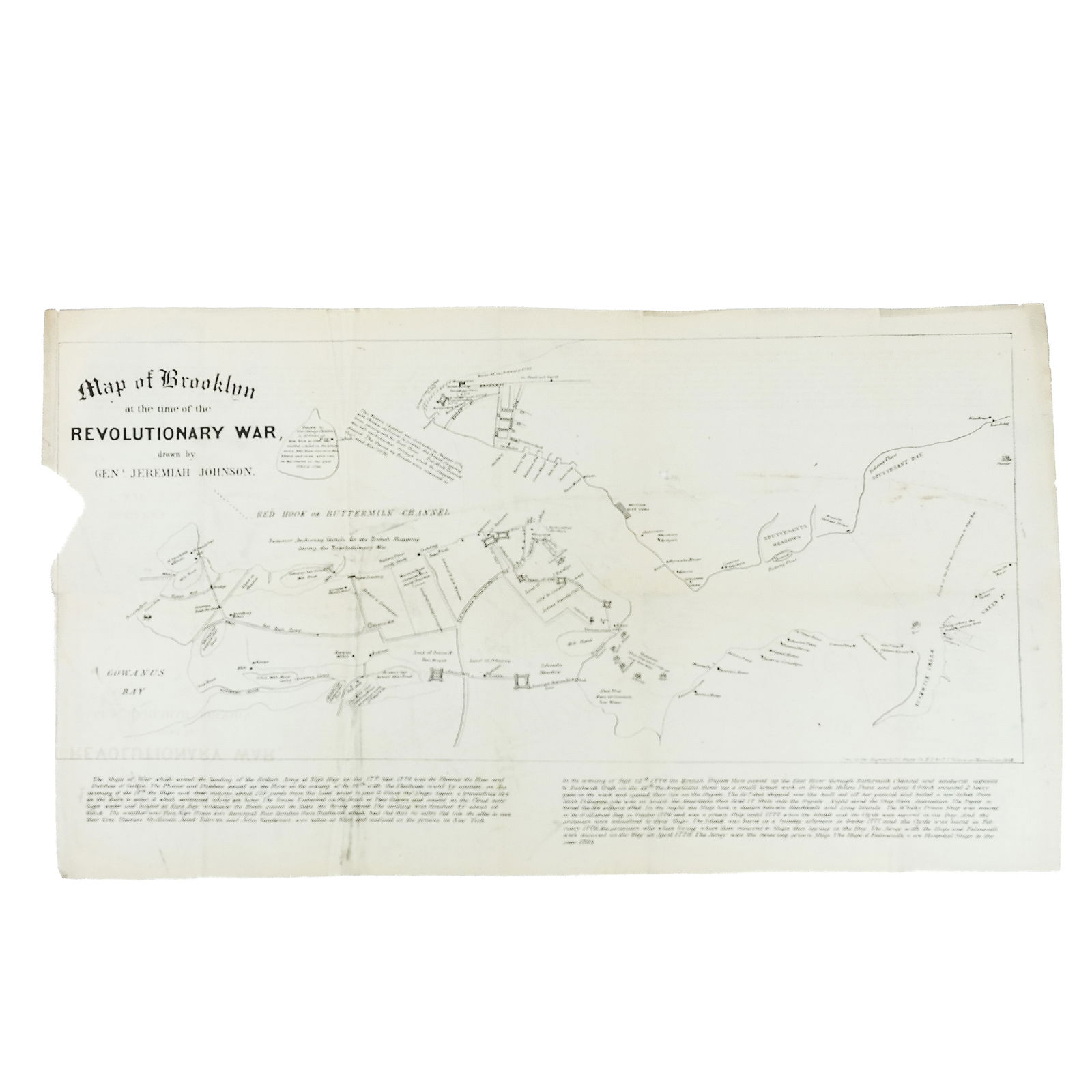 Map of Brooklyn, Revolutionary War (1 of 9)