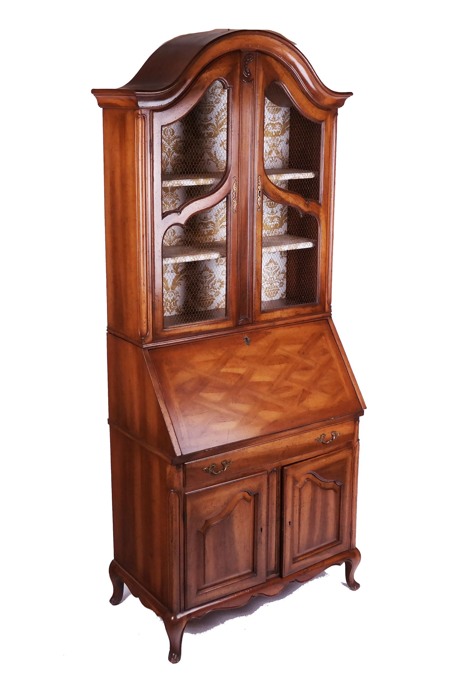 Two-Part Provincial-Style Secretary Bookcase (1 of 9)