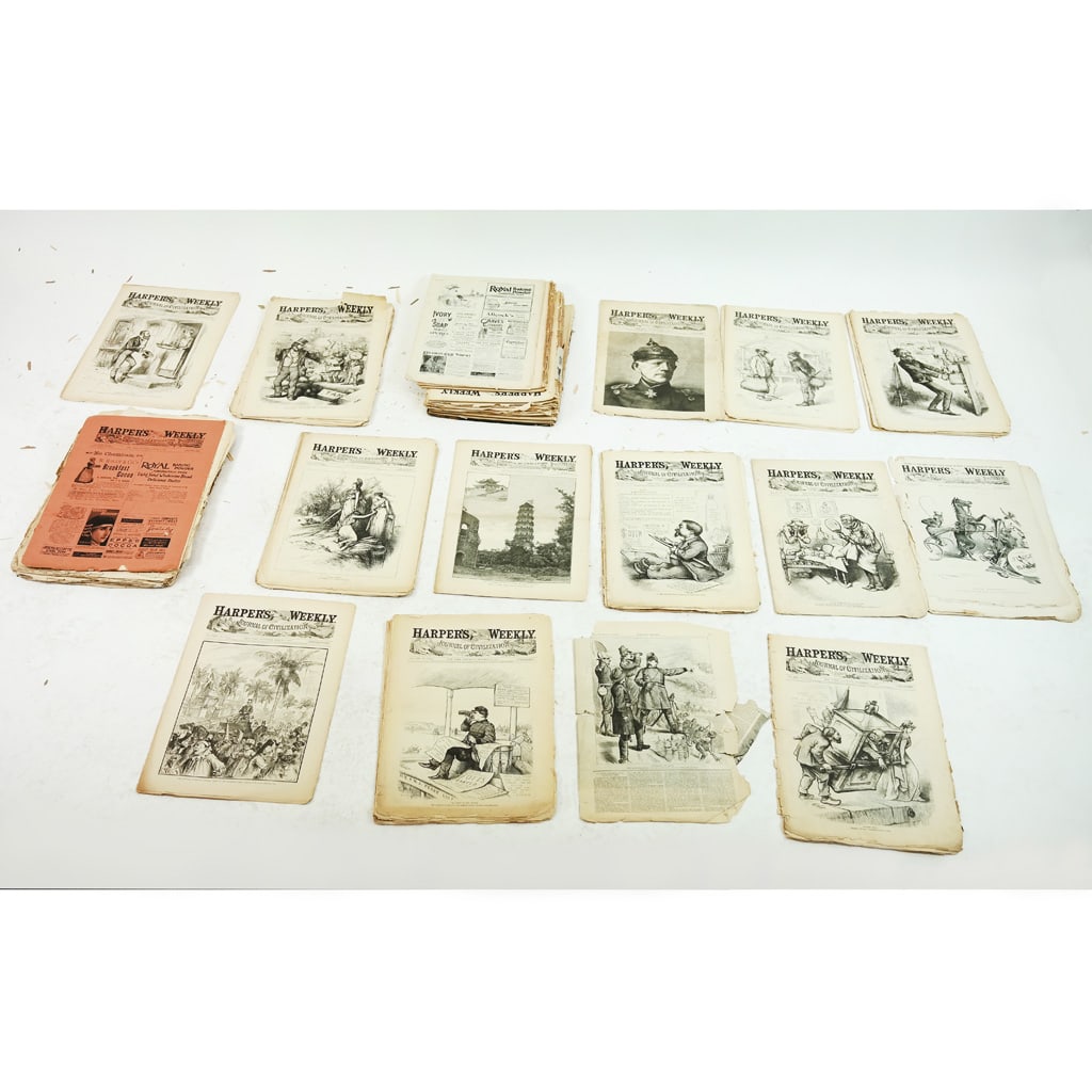 Large Collection of Harper's Weekly, 1870s-80s (1 of 9)