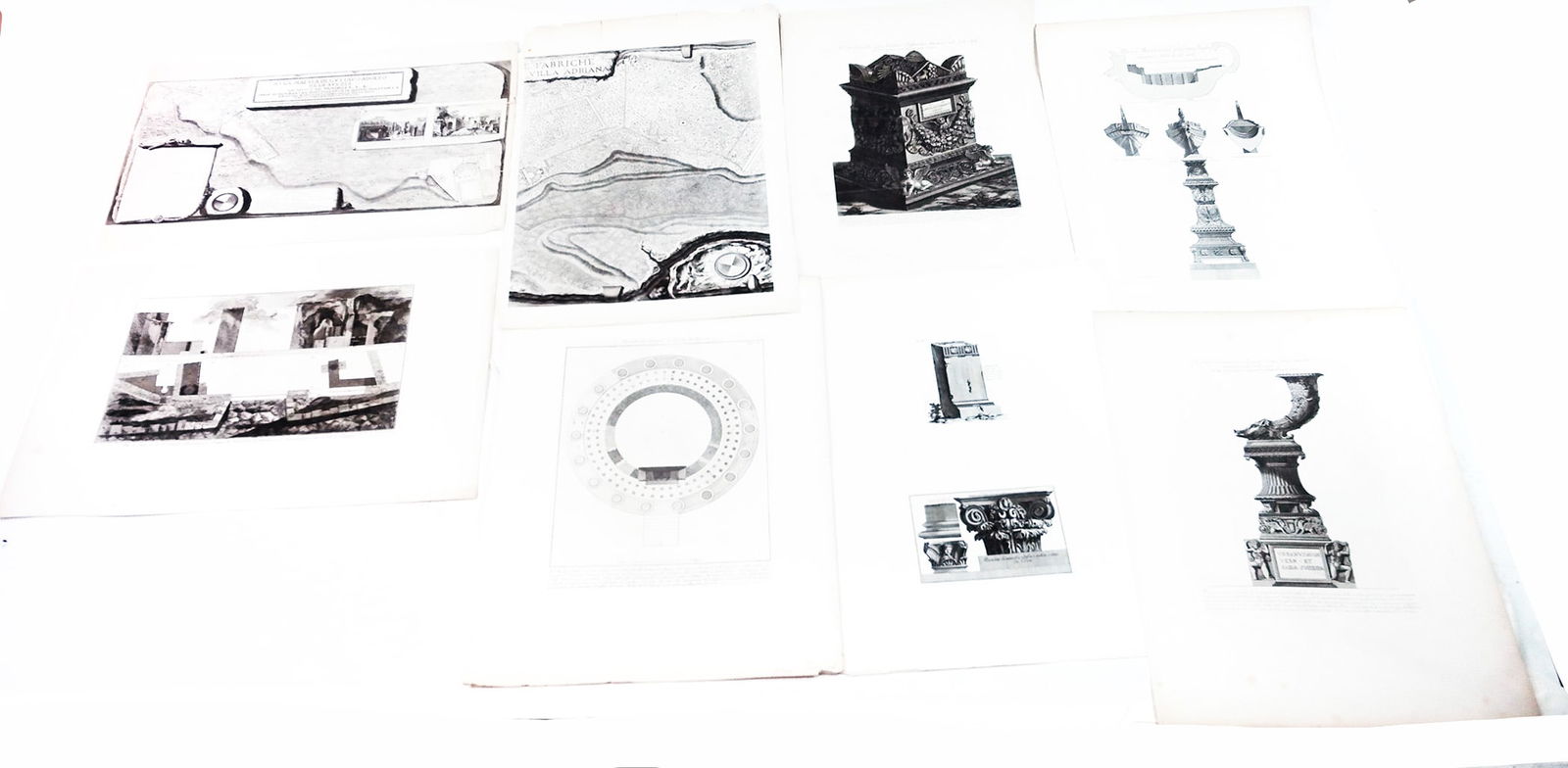 After PIRANESI: Group of 8 Etchings (1 of 15)