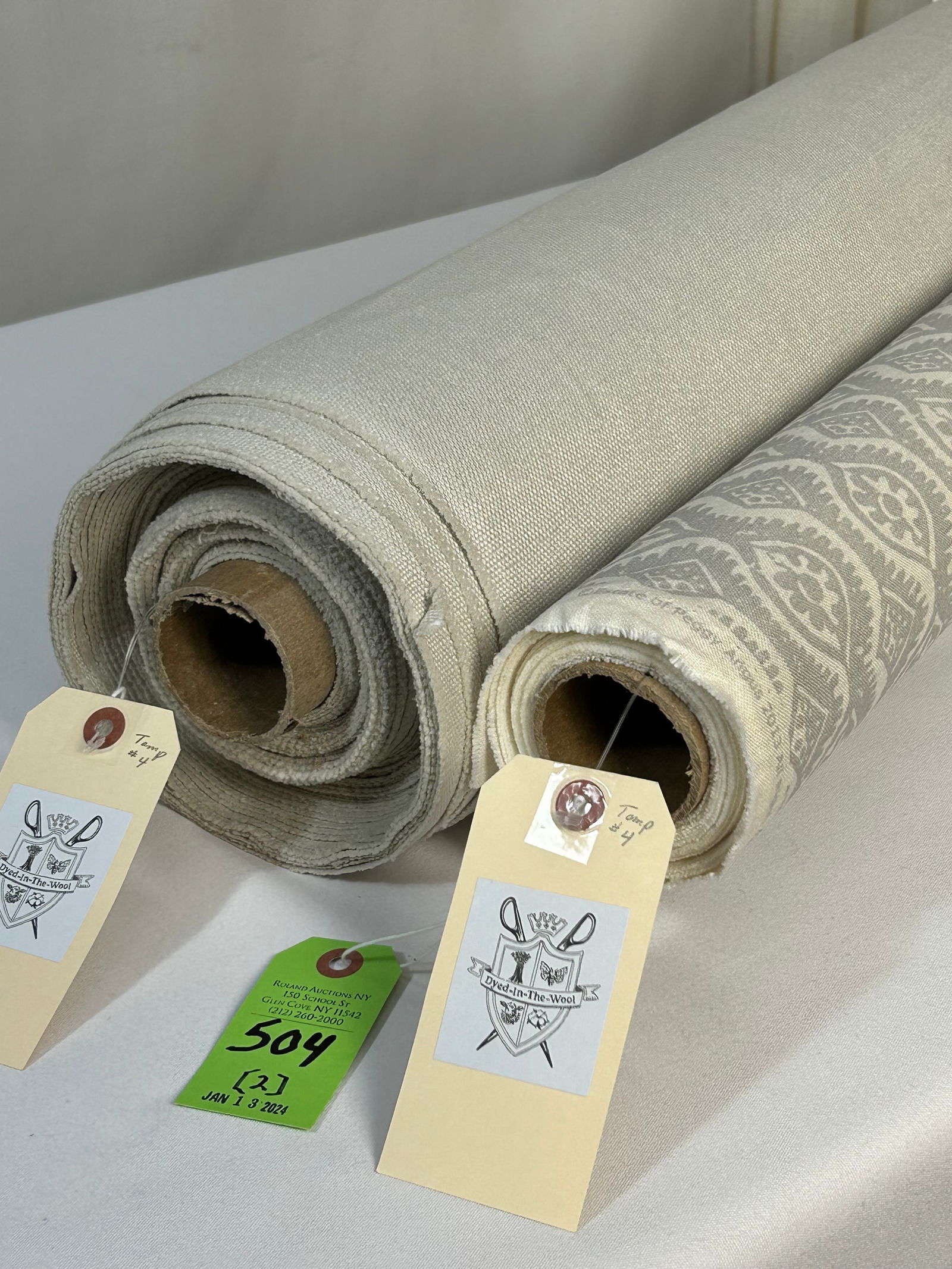 Blithfield Printed Linen and Fret's Linen Fabrics (1 of 5)
