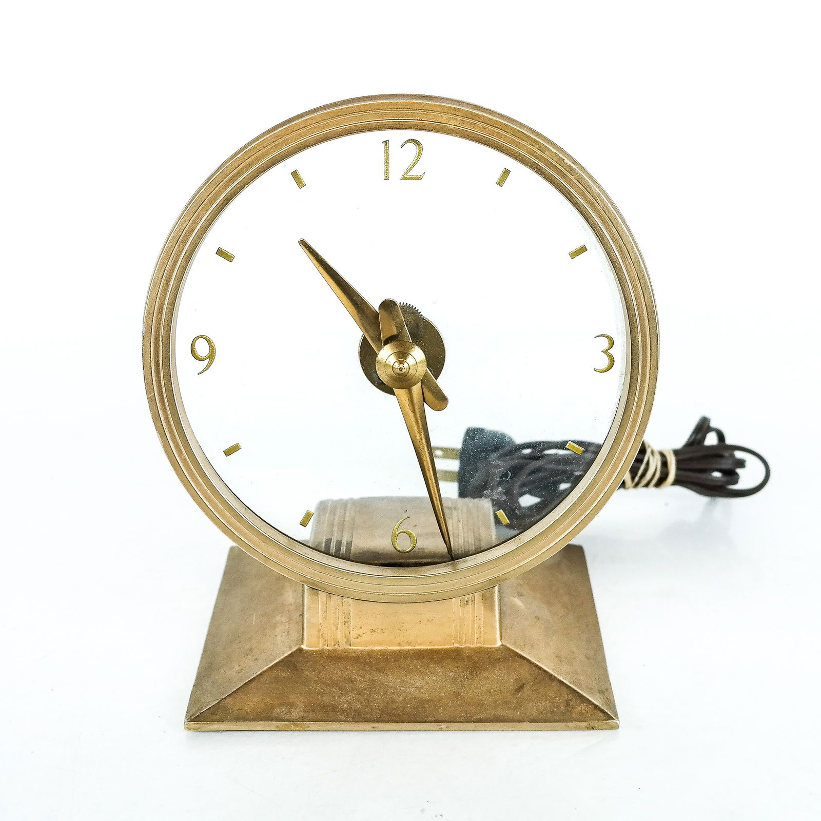 Vintage Gilt Metal Mystery Clock (1 of 5)