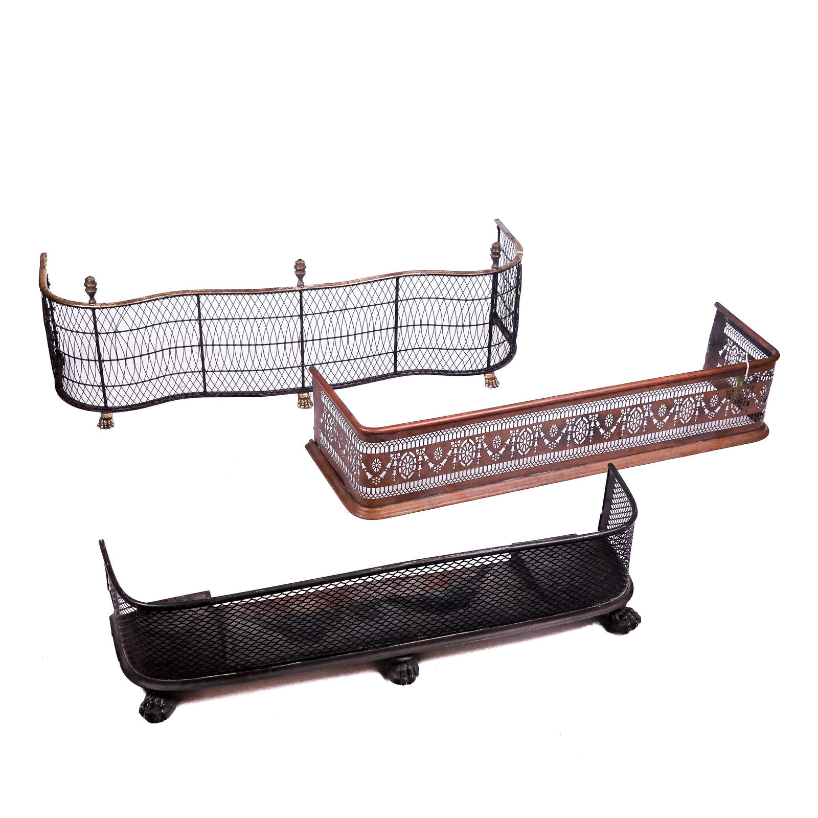 Three Antique American Fire Fenders (1 of 8)