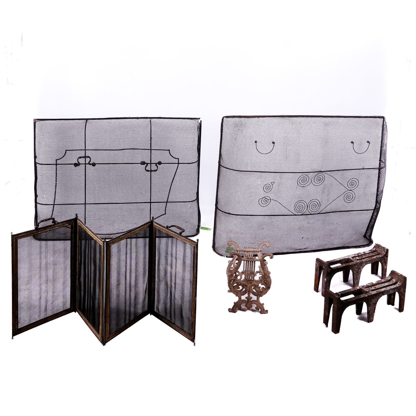 Six (6) Fireplace Items (1 of 11)