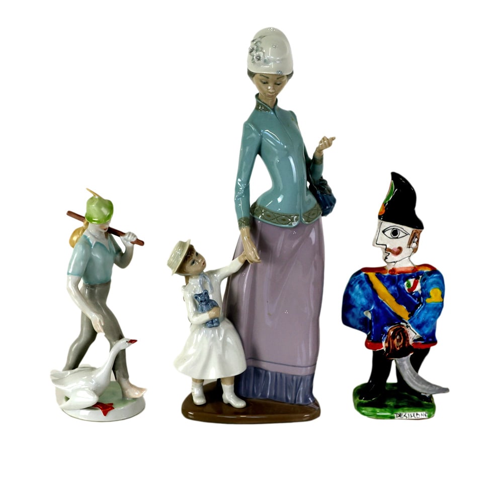 Three Ceramic Figural Sculptures (1 of 7)