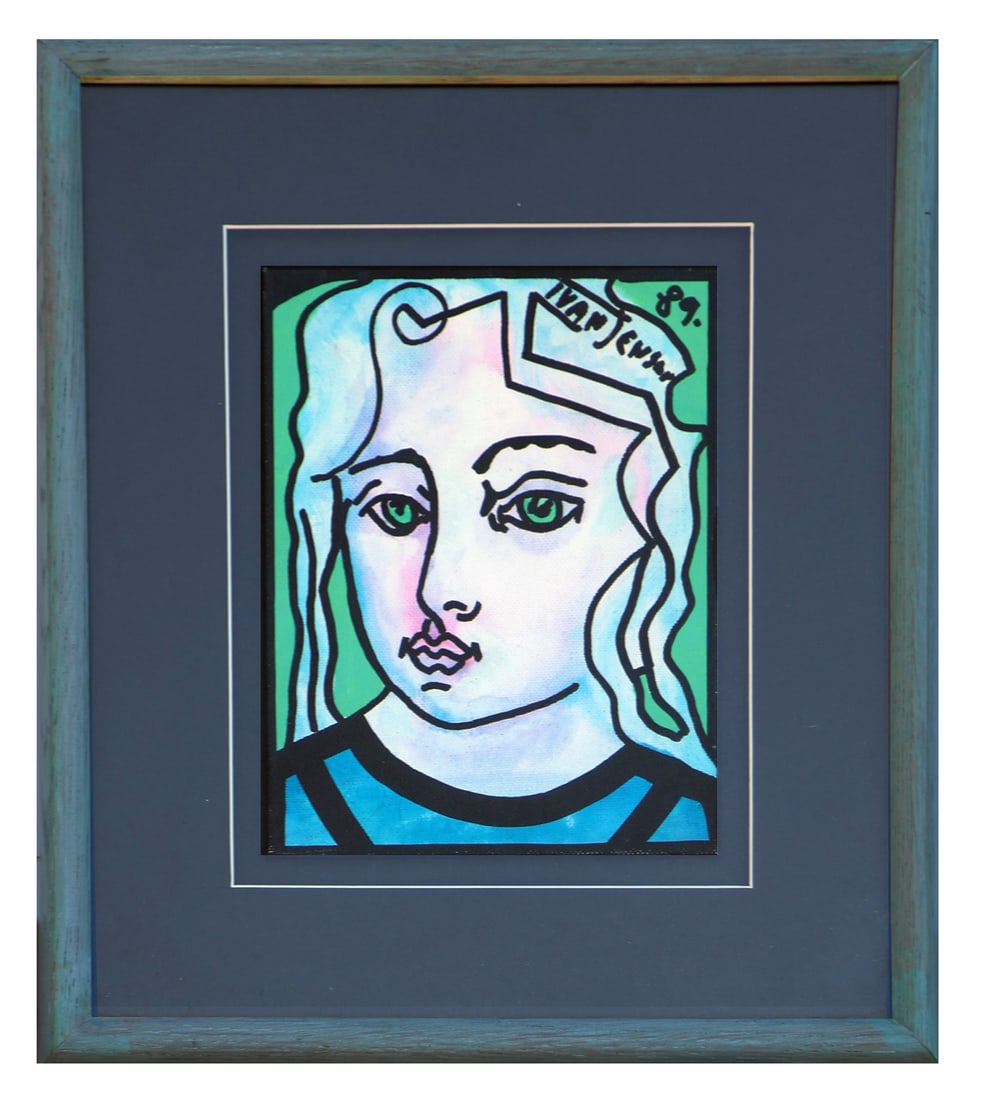 Ivan JENSON: Portrait, ?89 (1 of 4)