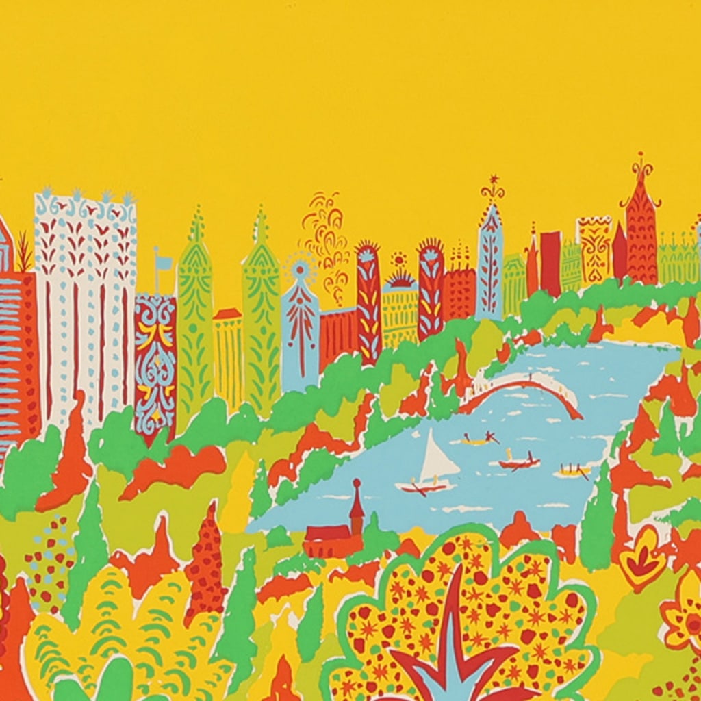 John ROMBOLA: Central Park, Screenprint (1 of 4)