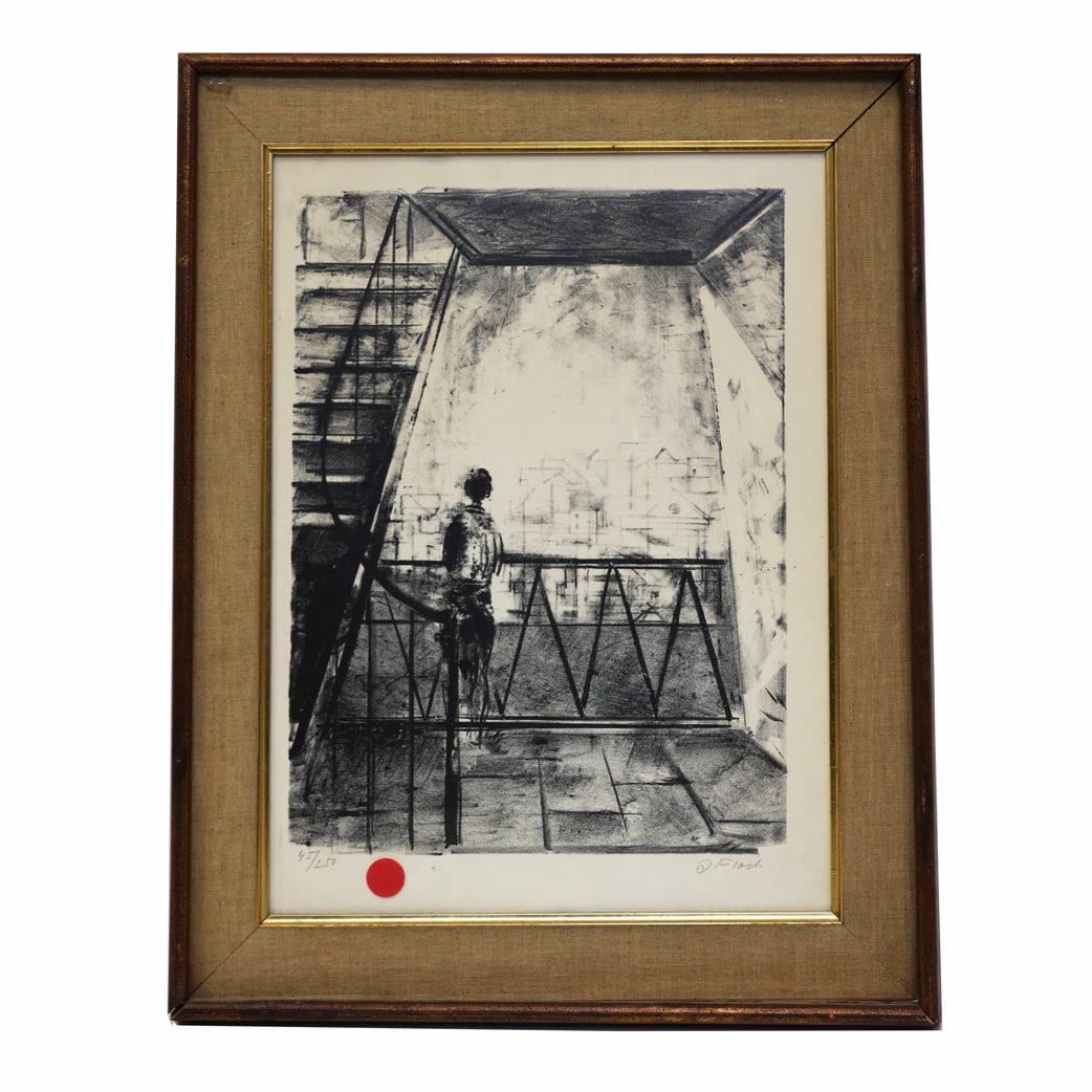 Joseph (Josef) FLOCH: "Stairway" - Print (1 of 5)