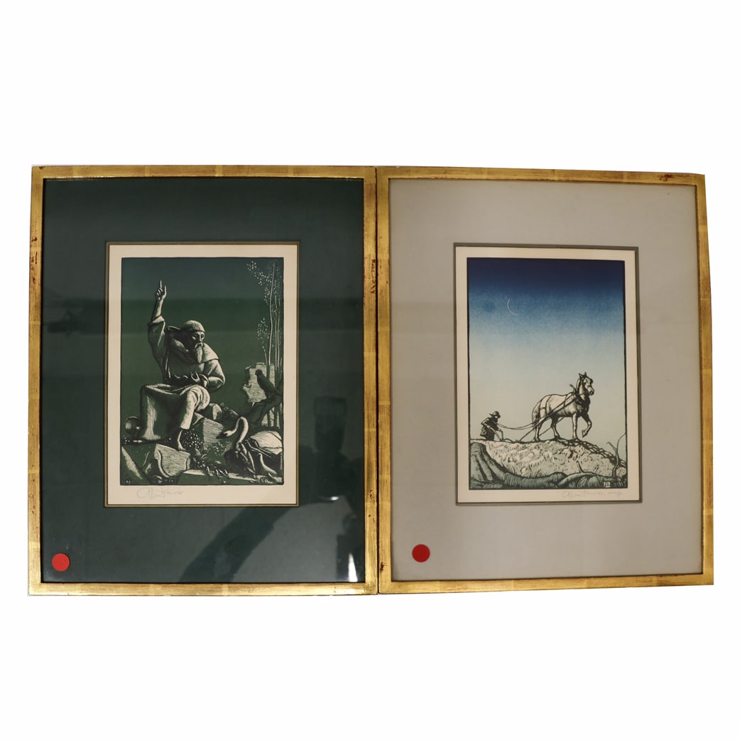 Allen LEWIS: Two Color Prints (1 of 11)