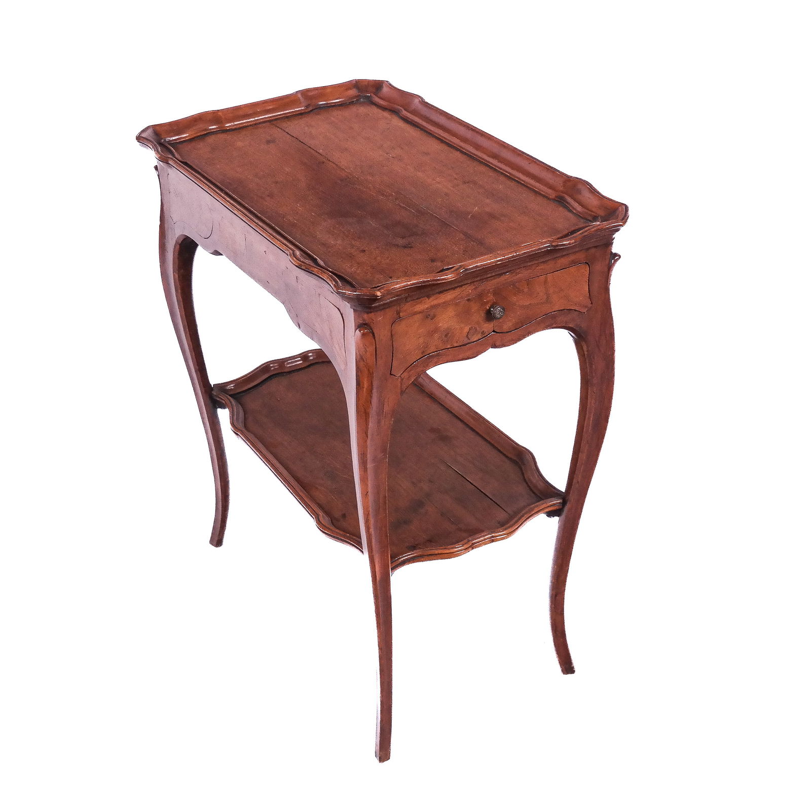 Louis XV Provincial-Style Fruitwood Occasional Table (1 of 6)
