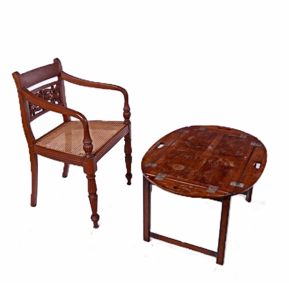 Regency Chair and Butler's Table (1 of 6)