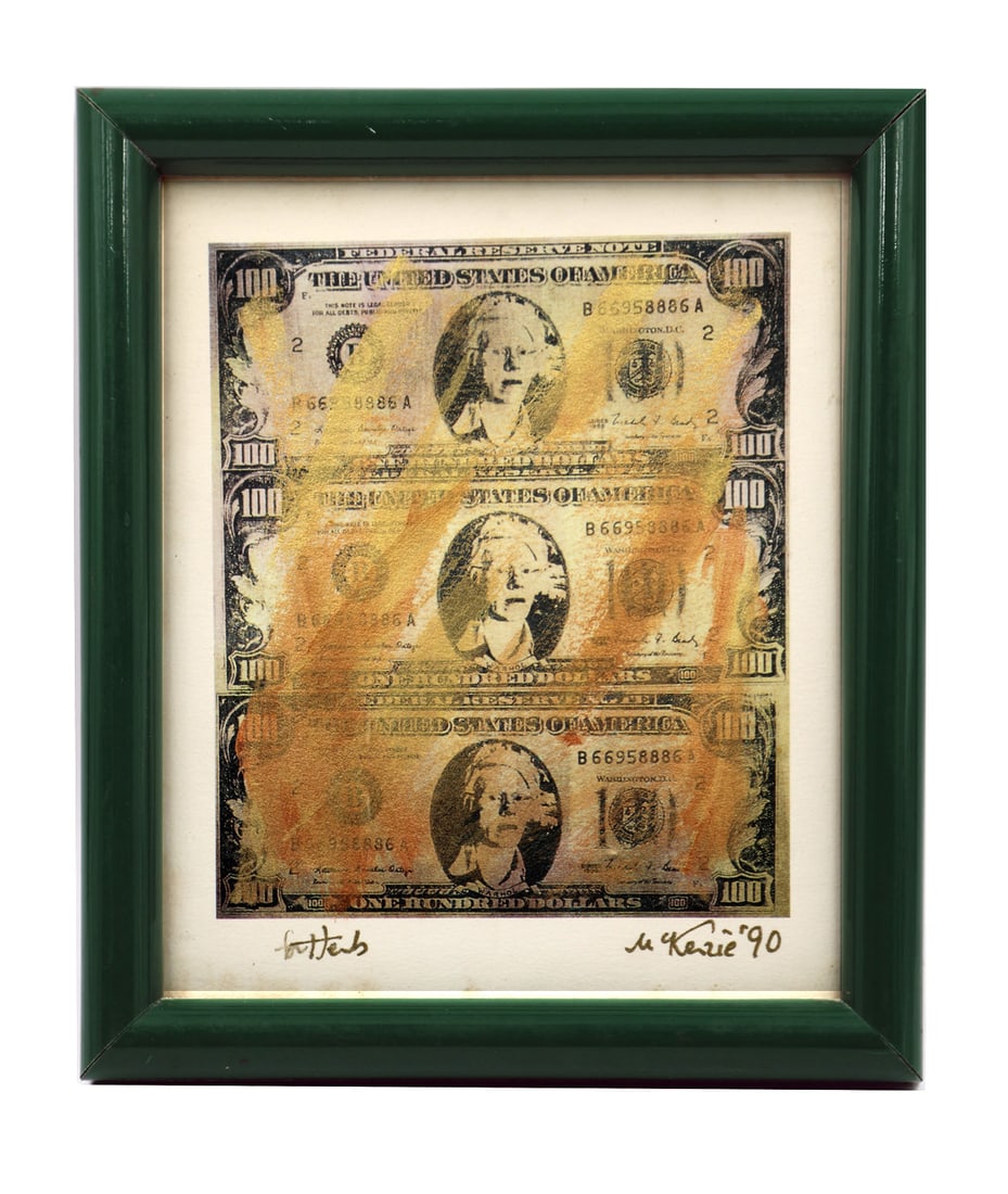 M. KENZIE: Andy Warhol on $100 Bill (1 of 4)