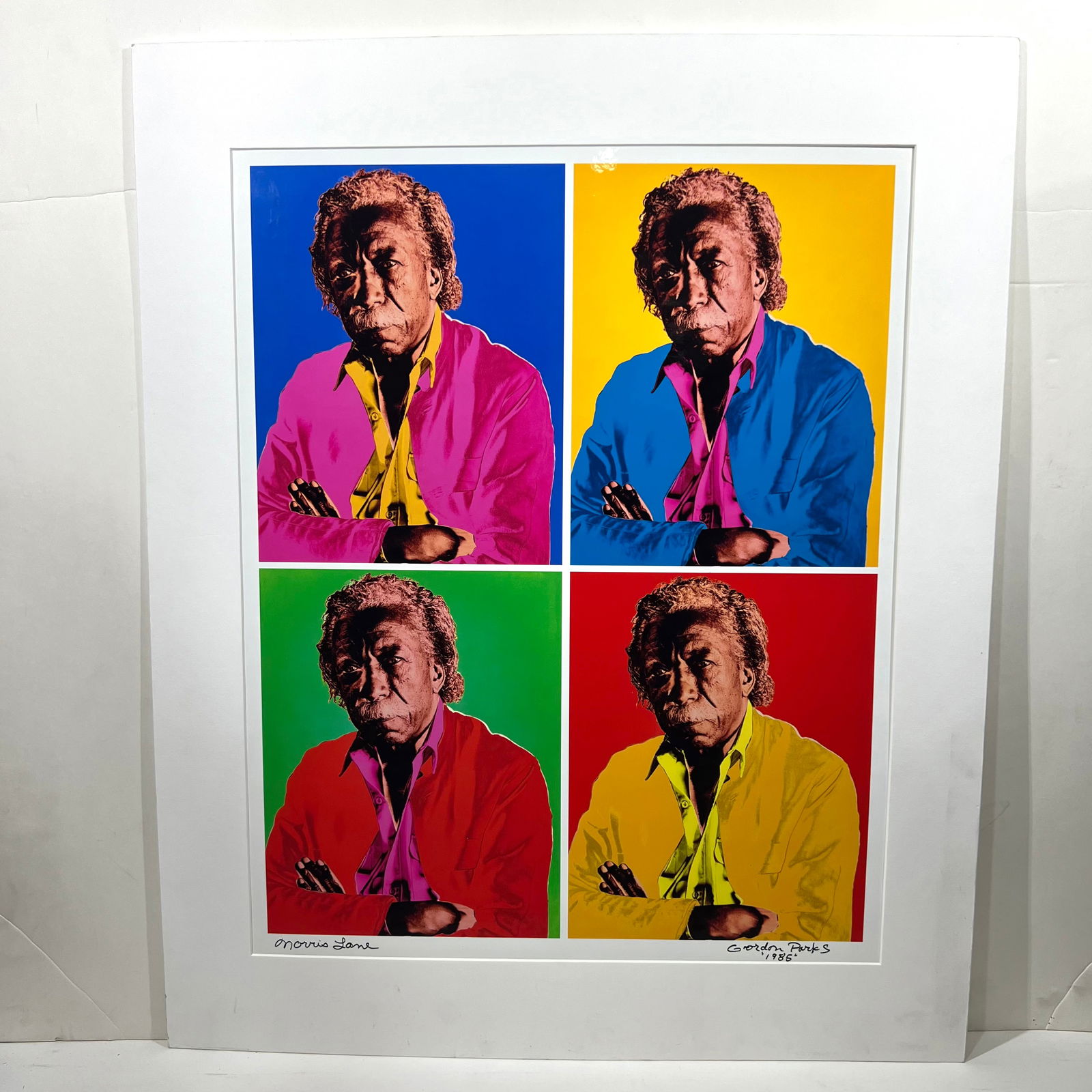 Morris LANE: "Gordon Parks '1985'" - C-Print (1 of 8)