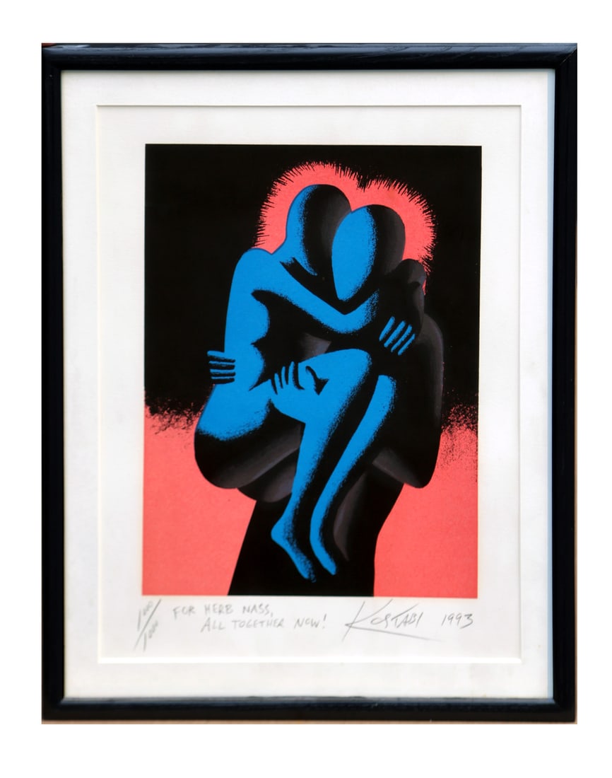Mark KOSTABI: "Heartshare" - Serigraph, Signed (1 of 3)