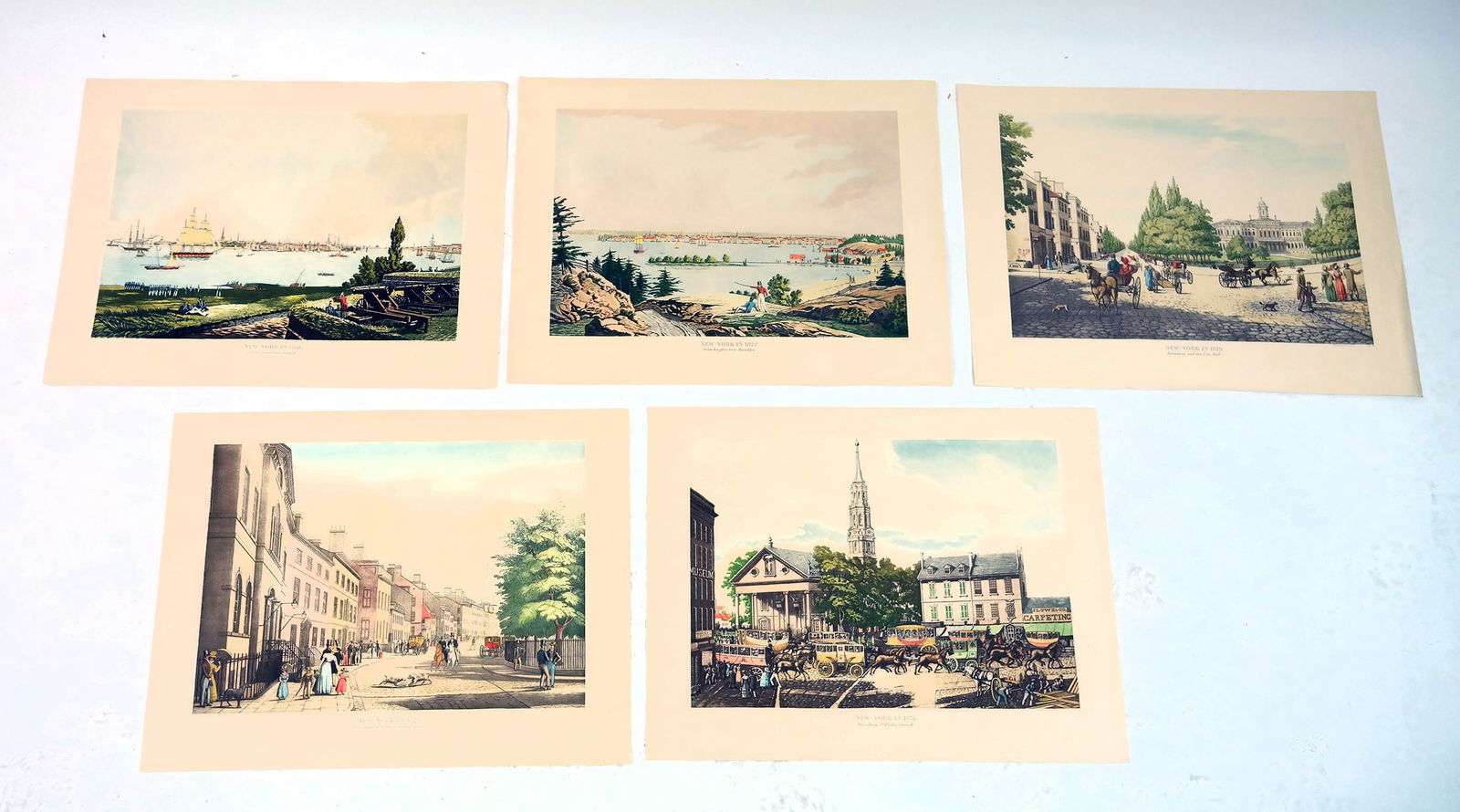 Five New York Engravings: 1819-1846 (1 of 20)