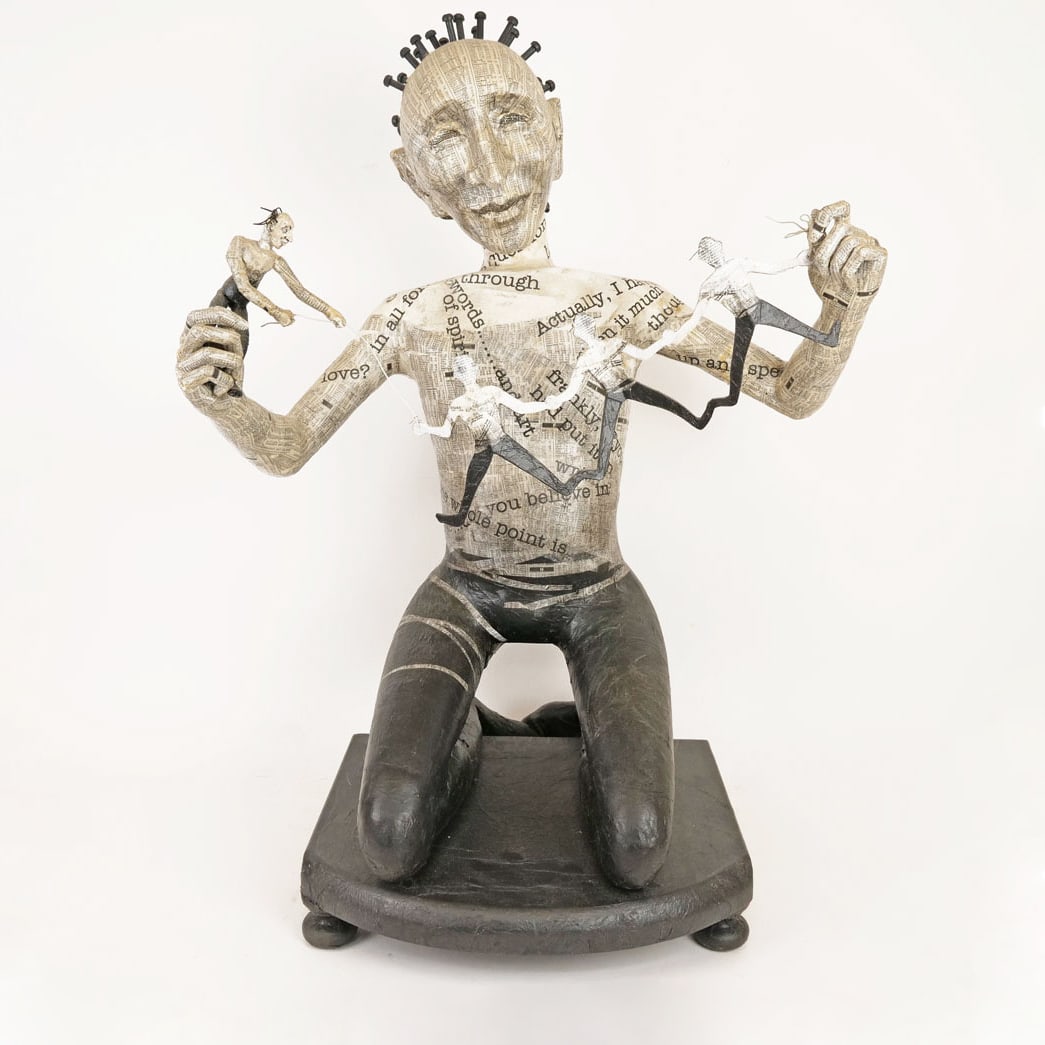 Signed KRIS: Papier Mache Sculpture (1 of 16)