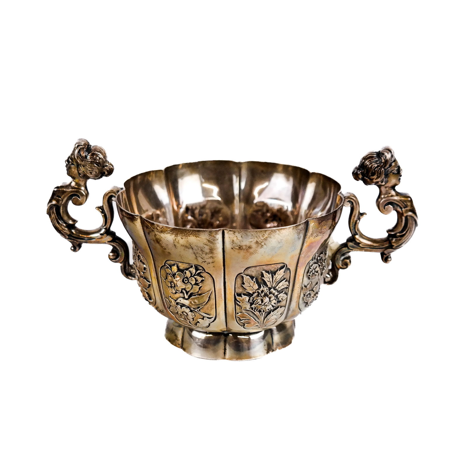 Early 18th C. English Silver Candle / Marriage Cup (1 of 7)