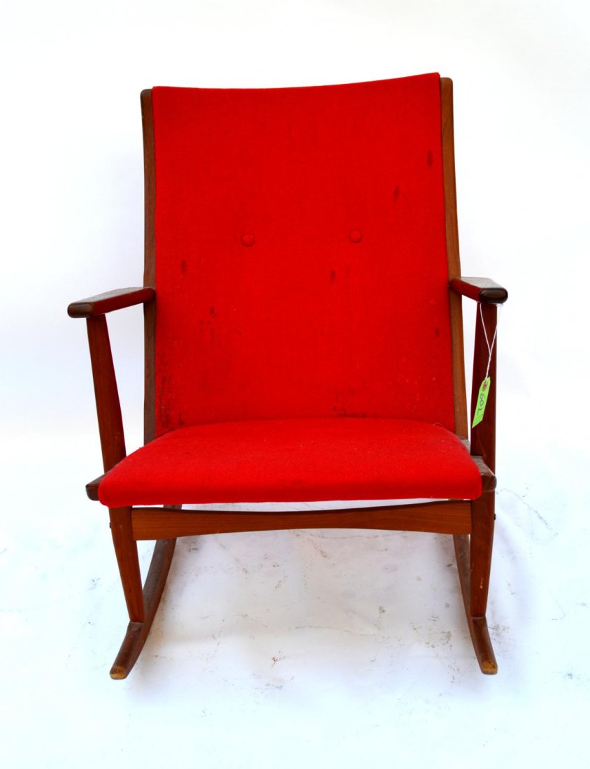 Georg Jensen Chair: A rocking chair manufactured by Georg Jensen.